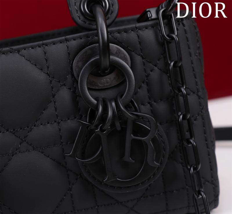 Lady D-Joy Calfskin Micro Bag Black M0542