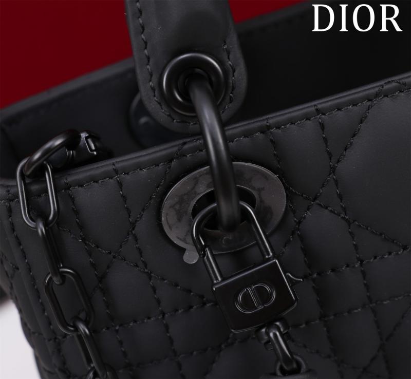 Lady D-Joy Calfskin Micro Bag Black M0542