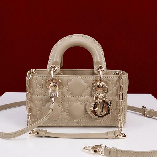 Lady D-Joy Micro Bag Beige M0542