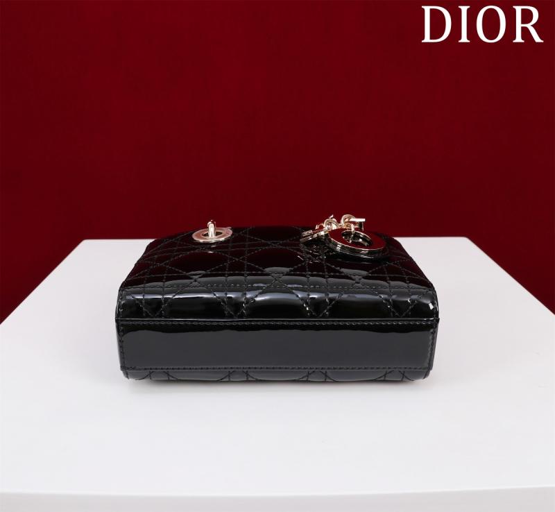 Lady D-Joy Patent Micro Bag Black M0542