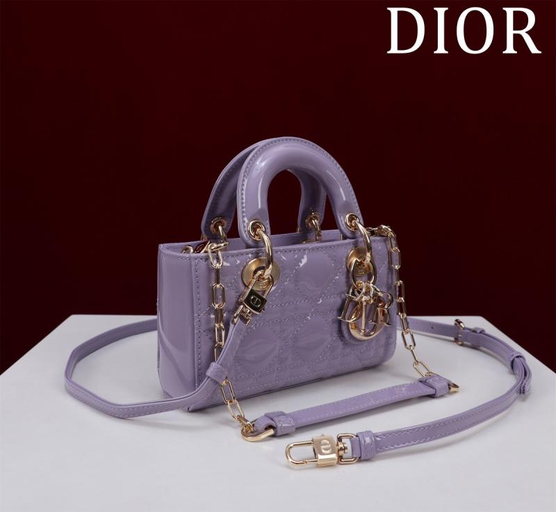 Lady D-Joy Patent Micro Bag Purple M0542