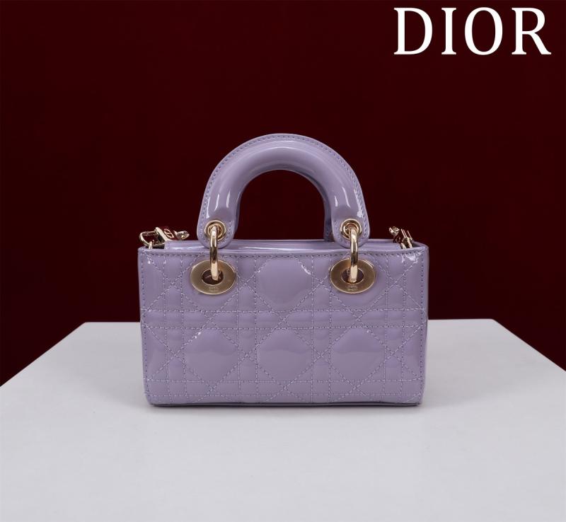 Lady D-Joy Patent Micro Bag Purple M0542