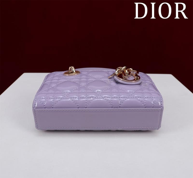 Lady D-Joy Patent Micro Bag Purple M0542
