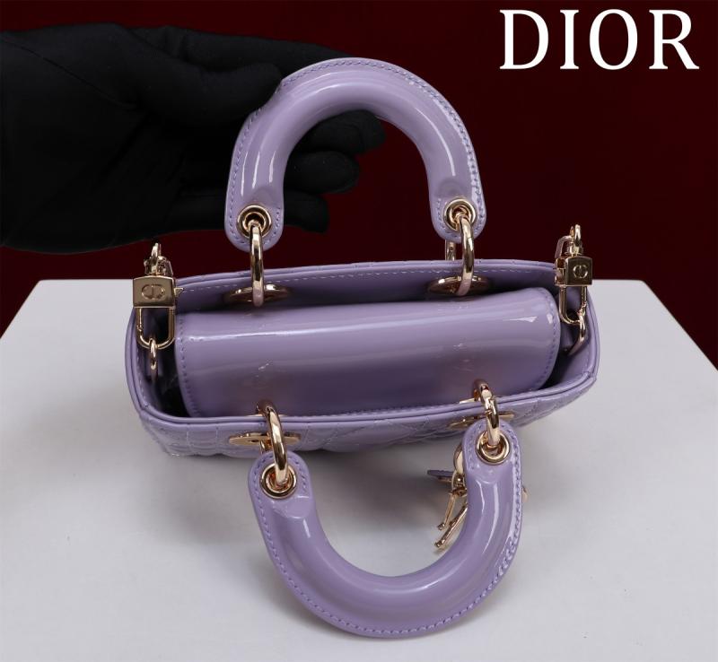 Lady D-Joy Patent Micro Bag Purple M0542