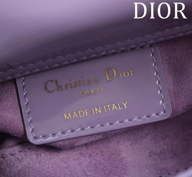Lady D-Joy Patent Micro Bag Purple M0542