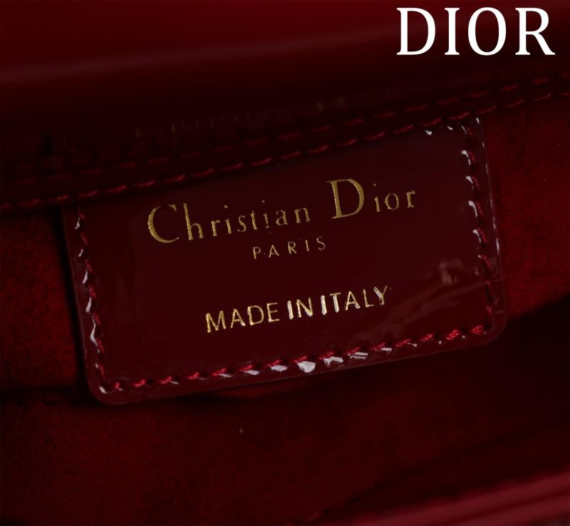 Lady D-Joy Patent Micro Bag Red M0542