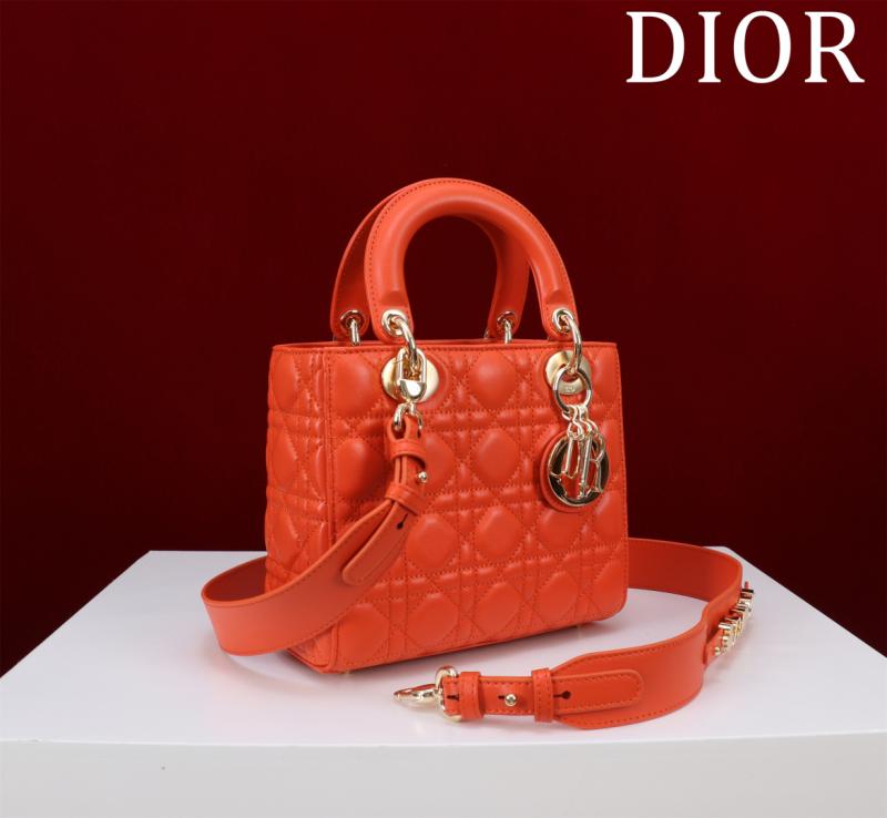 Lady Dior My ABCDior Lambskin Bag Orange DM0538