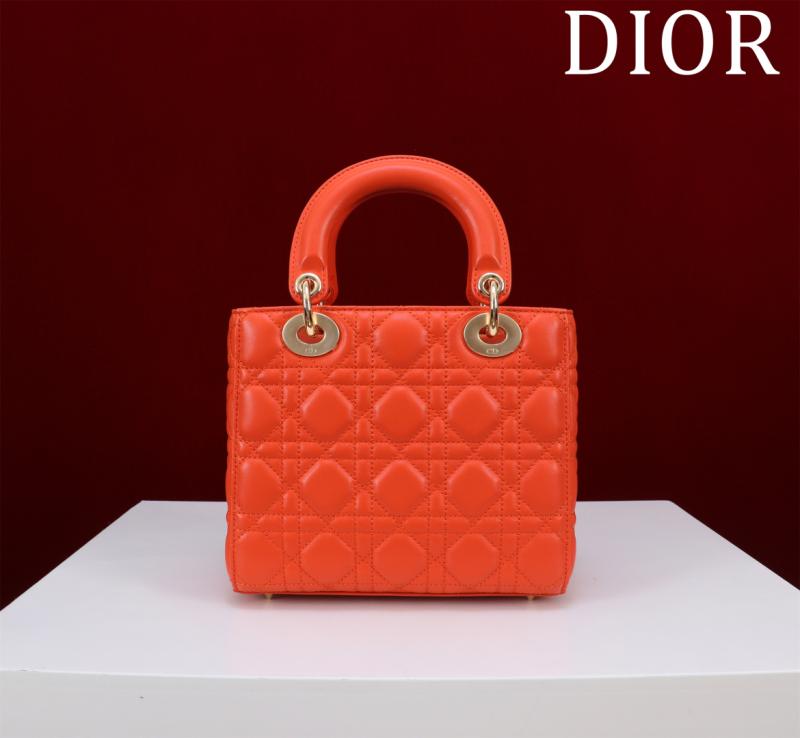 Lady Dior My ABCDior Lambskin Bag Orange DM0538