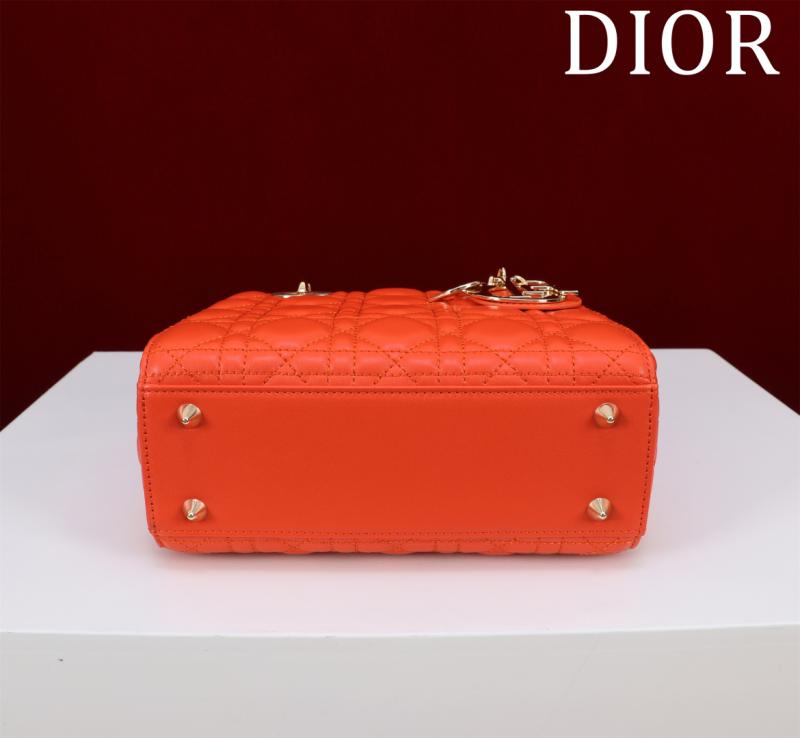 Lady Dior My ABCDior Lambskin Bag Orange DM0538