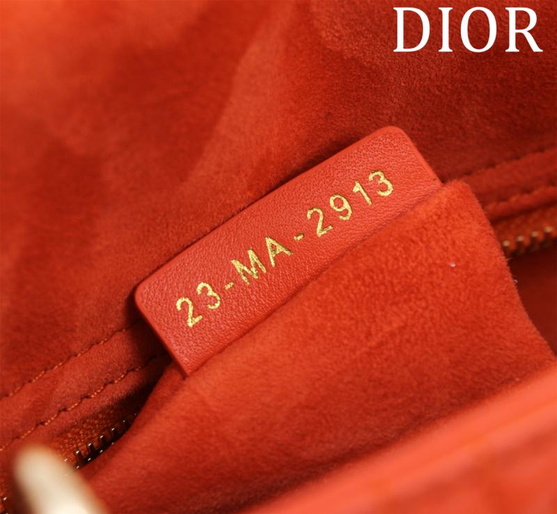 Lady Dior My ABCDior Lambskin Bag Orange DM0538