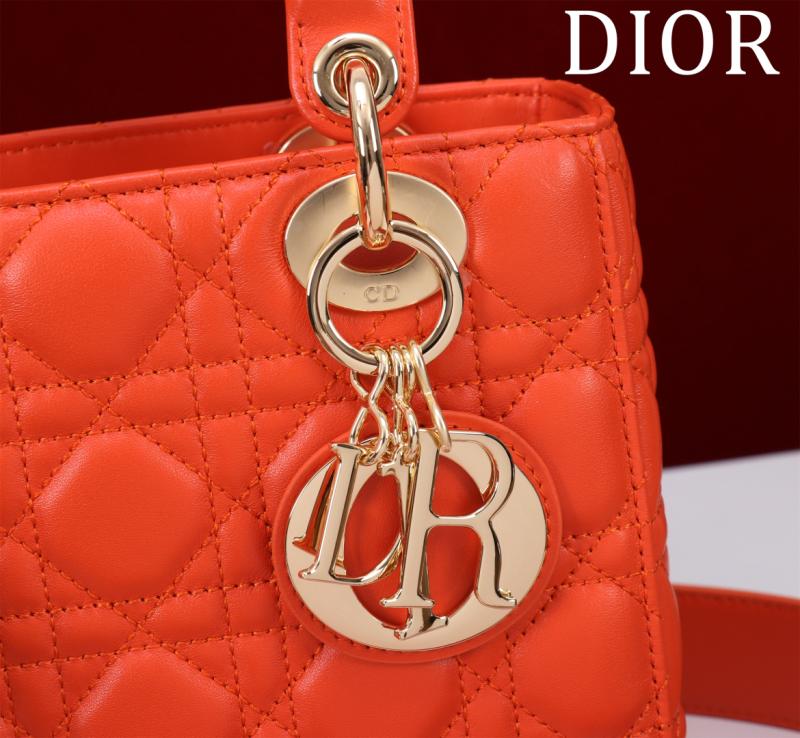 Lady Dior My ABCDior Lambskin Bag Orange DM0538