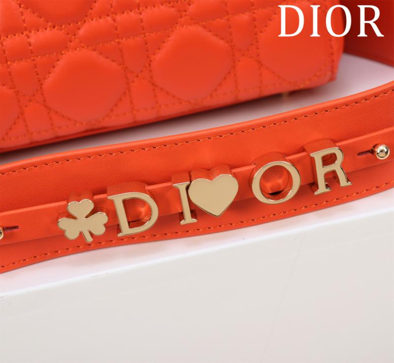 Lady Dior My ABCDior Lambskin Bag Orange DM0538