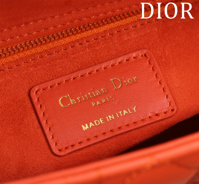 Lady Dior My ABCDior Lambskin Bag Orange DM0538