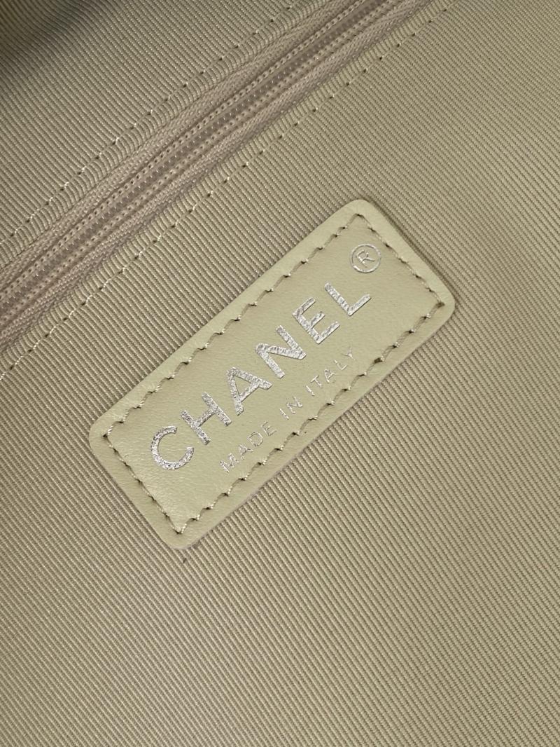 Large Chanel Calfskin Shoulder Bag Black AS3566