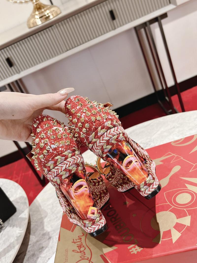 Louboutin Wedge Sandals SCLS51333