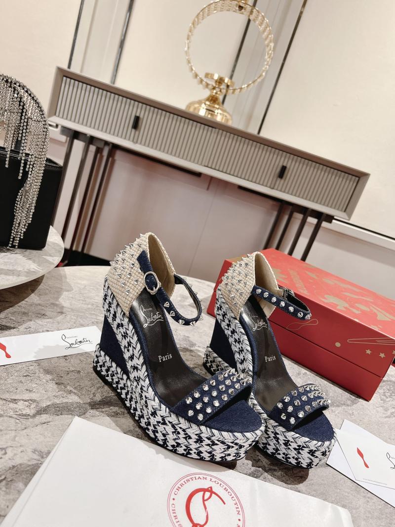Louboutin Wedge Sandals SCLS51336