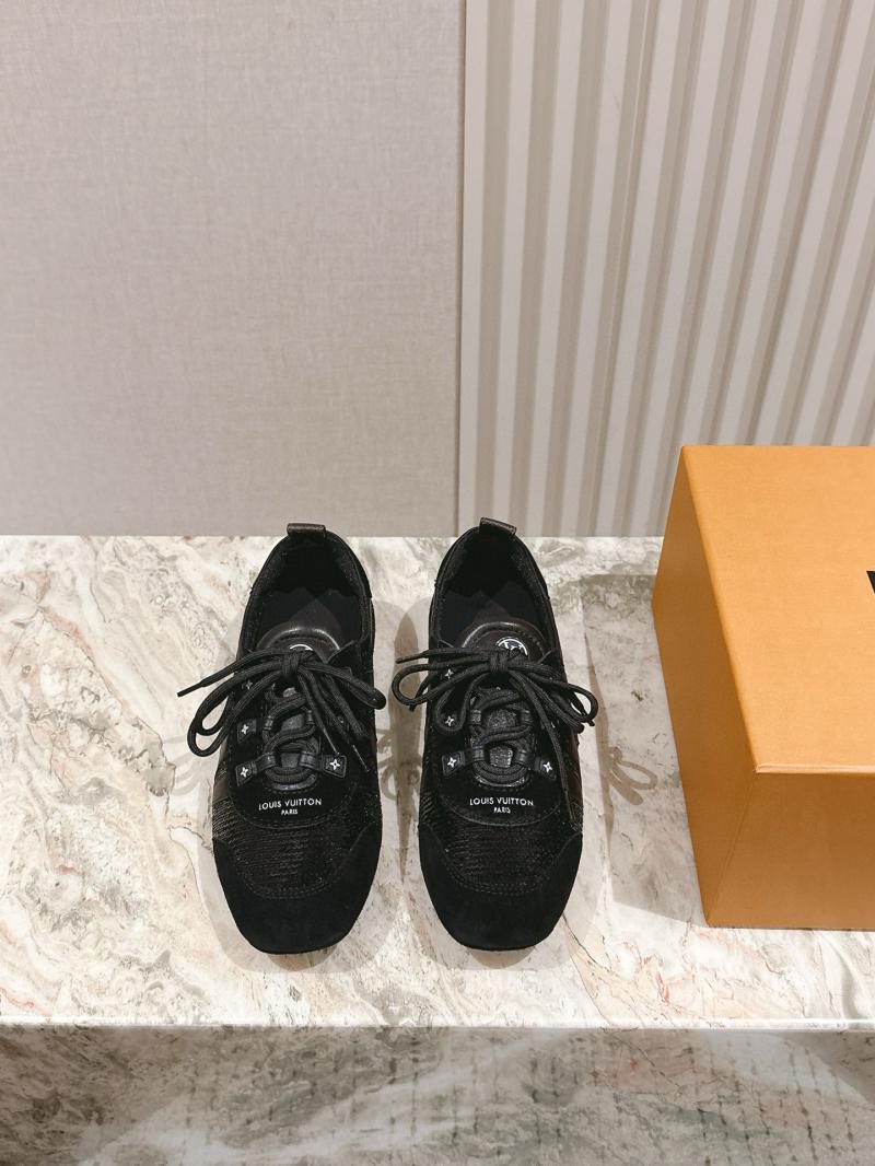 Louis Vuitton Unisex Sneakers Black SLS42309