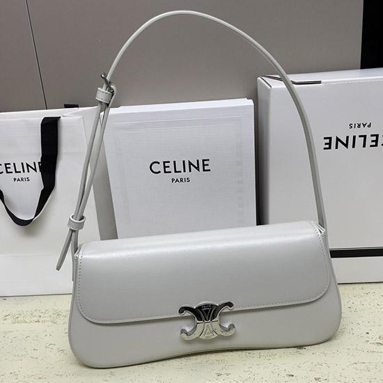 Medium Celine Lola Bag White 115533