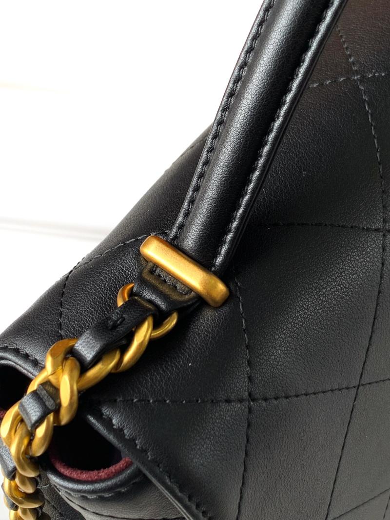 Medium Chanel Flap Bag With Top Handle Black AS5447