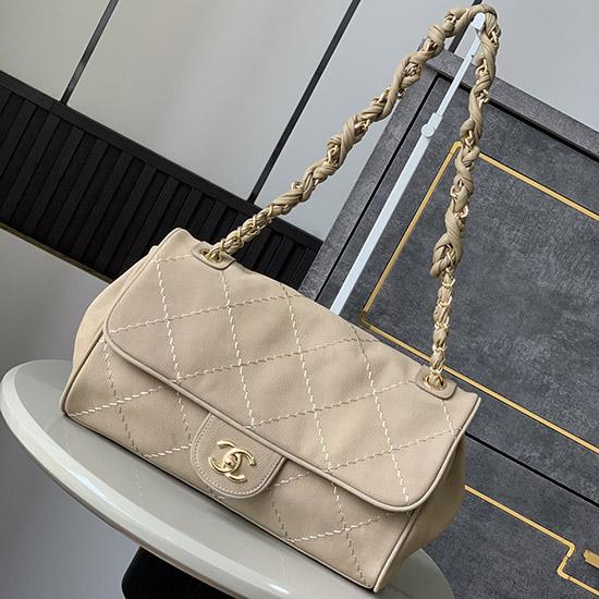 Medium Chanel Shoulder Bag Beige AS2323