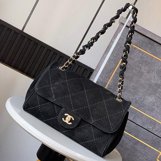 Medium Chanel Shoulder Bag Black AS2323