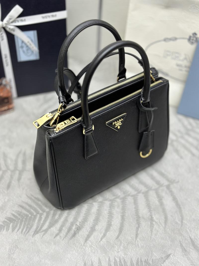 Medium Prada Galleria Saffiano leather bag Black 1BA863