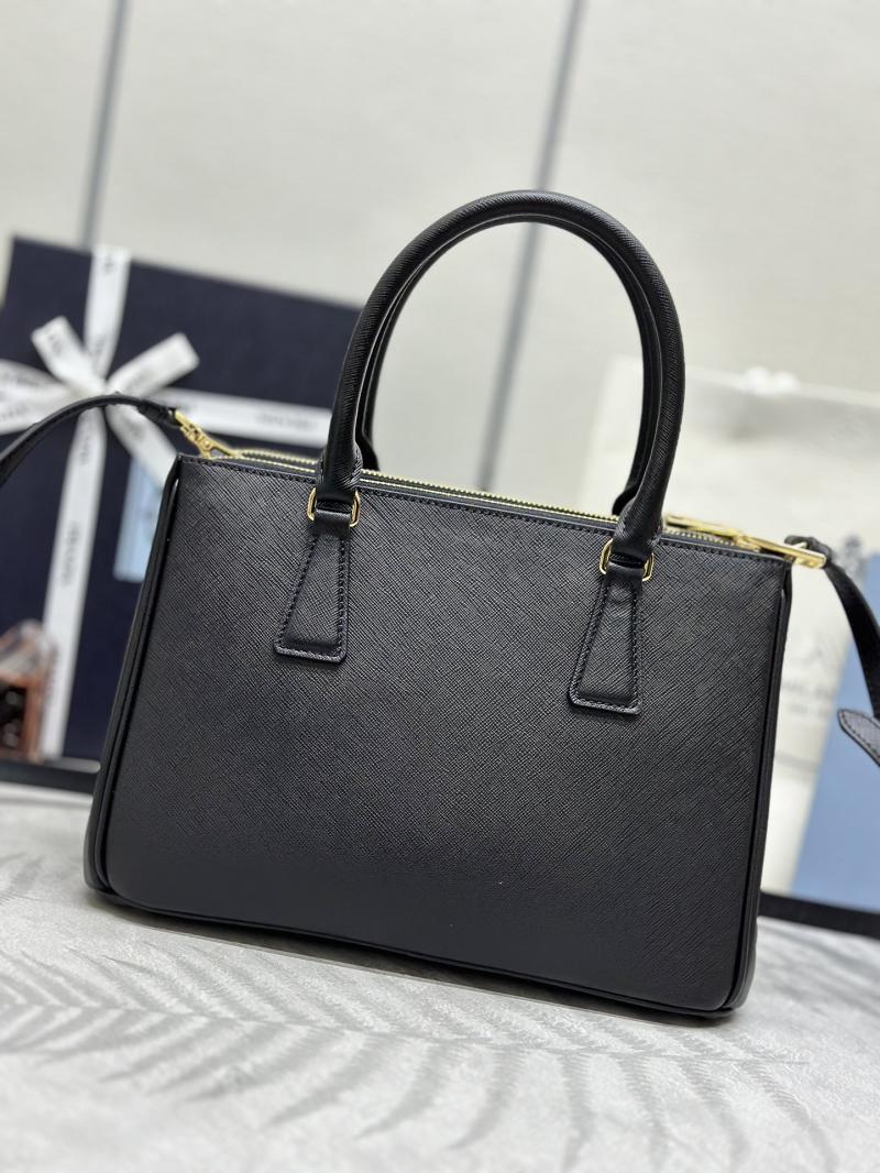Medium Prada Galleria Saffiano leather bag Black 1BA863