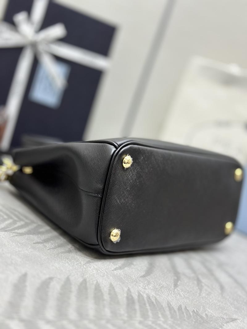 Medium Prada Galleria Saffiano leather bag Black 1BA863