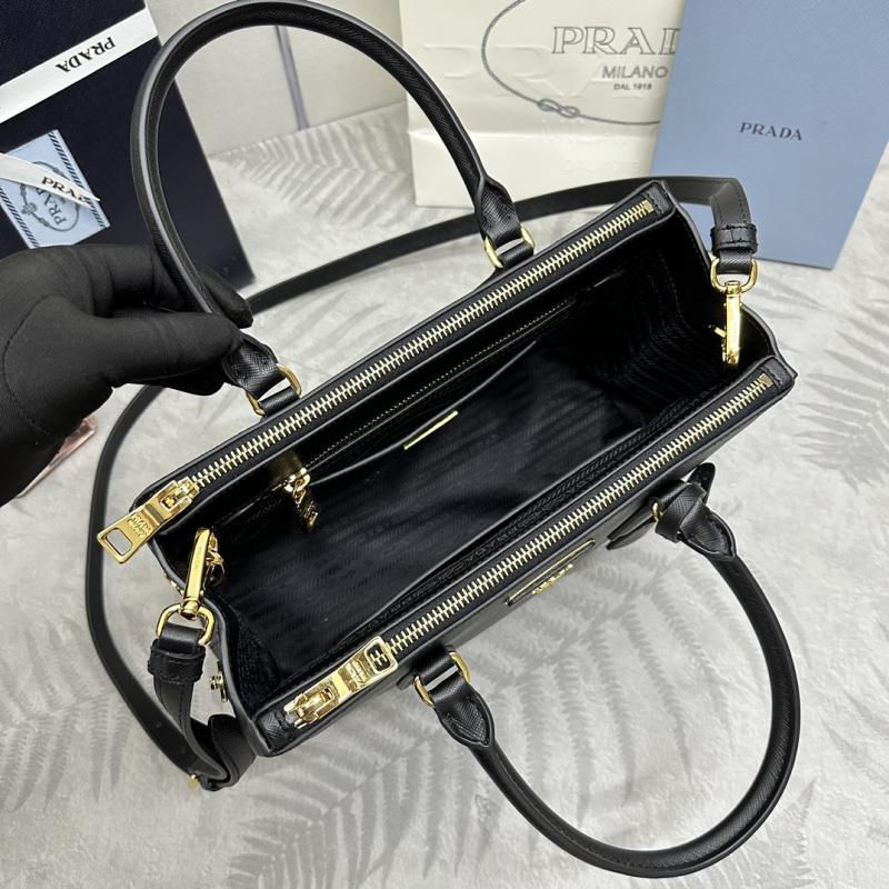 Medium Prada Galleria Saffiano leather bag Black 1BA863