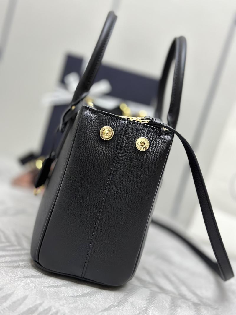Medium Prada Galleria Saffiano leather bag Black 1BA863