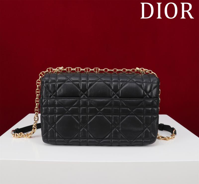 Medium Soft Dior Caro Bag Black M9253