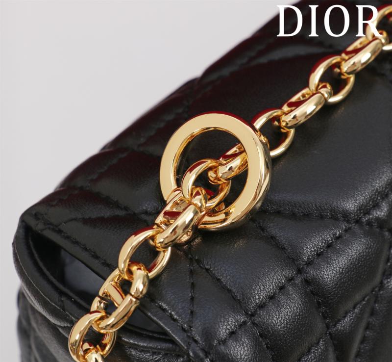 Medium Soft Dior Caro Bag Black M9253