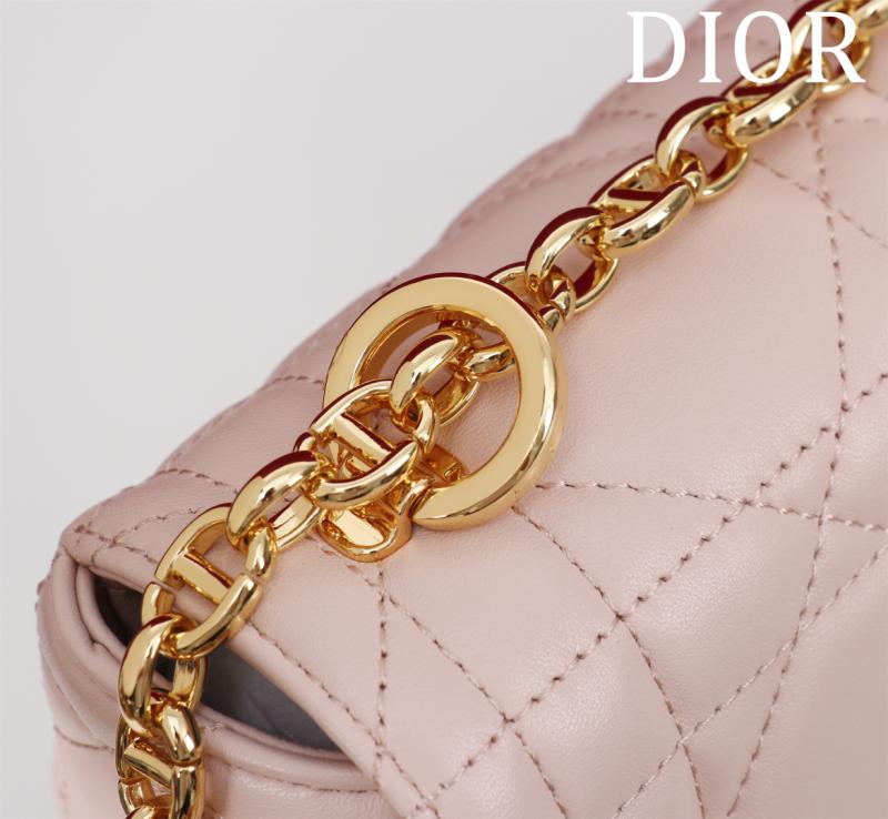 Medium Soft Dior Caro Bag Pink M9253
