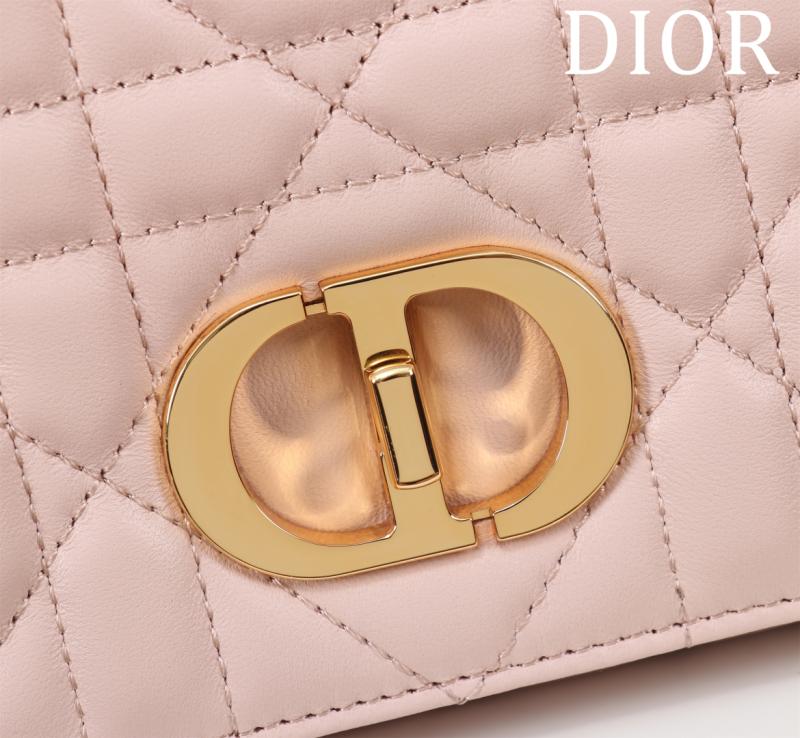 Medium Soft Dior Caro Bag Pink M9253