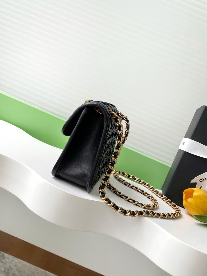 Mini Chanel Calfskin Flap Bag Black AS4797