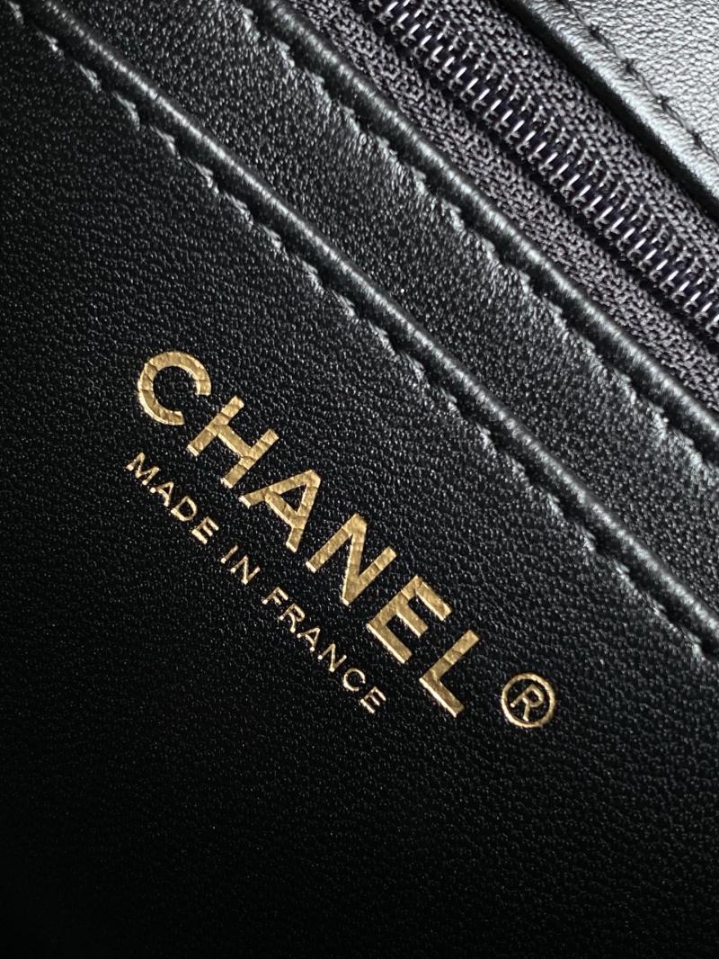 Mini Chanel Calfskin Flap Bag Black AS4797