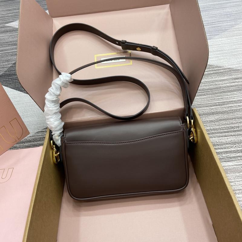 Miu Miu Penny Leather Bag Briarwood 5BD270