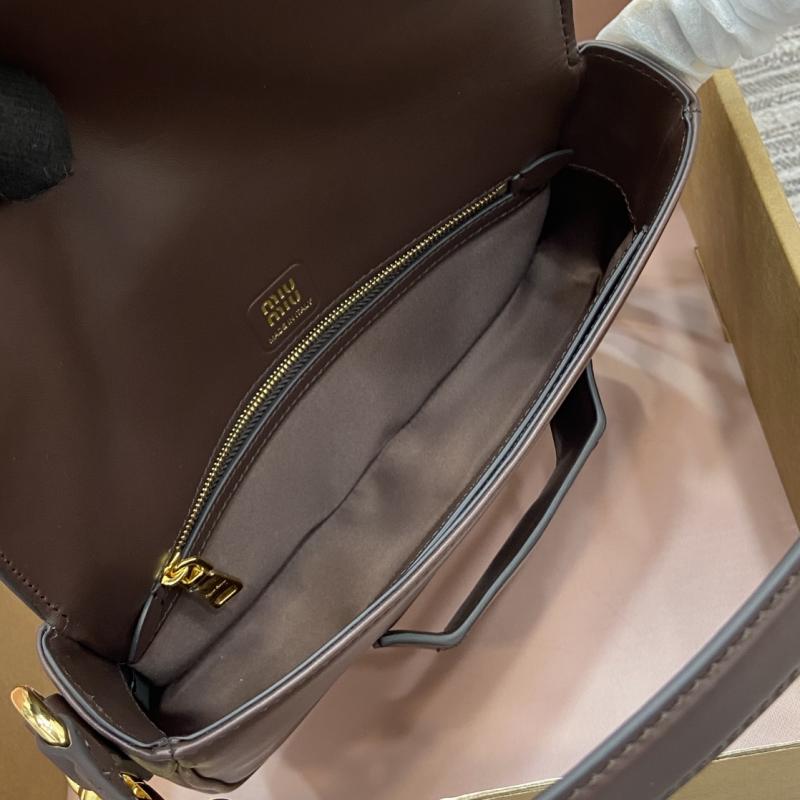 Miu Miu Penny Leather Bag Briarwood 5BD270