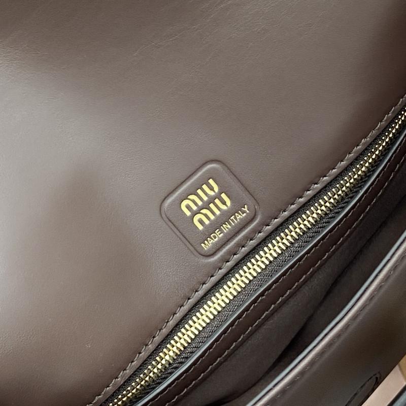 Miu Miu Penny Leather Bag Briarwood 5BD270