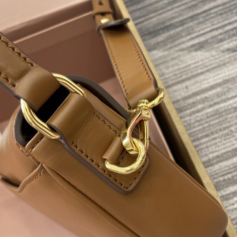 Miu Miu Penny Leather Bag Cognac 5BD270