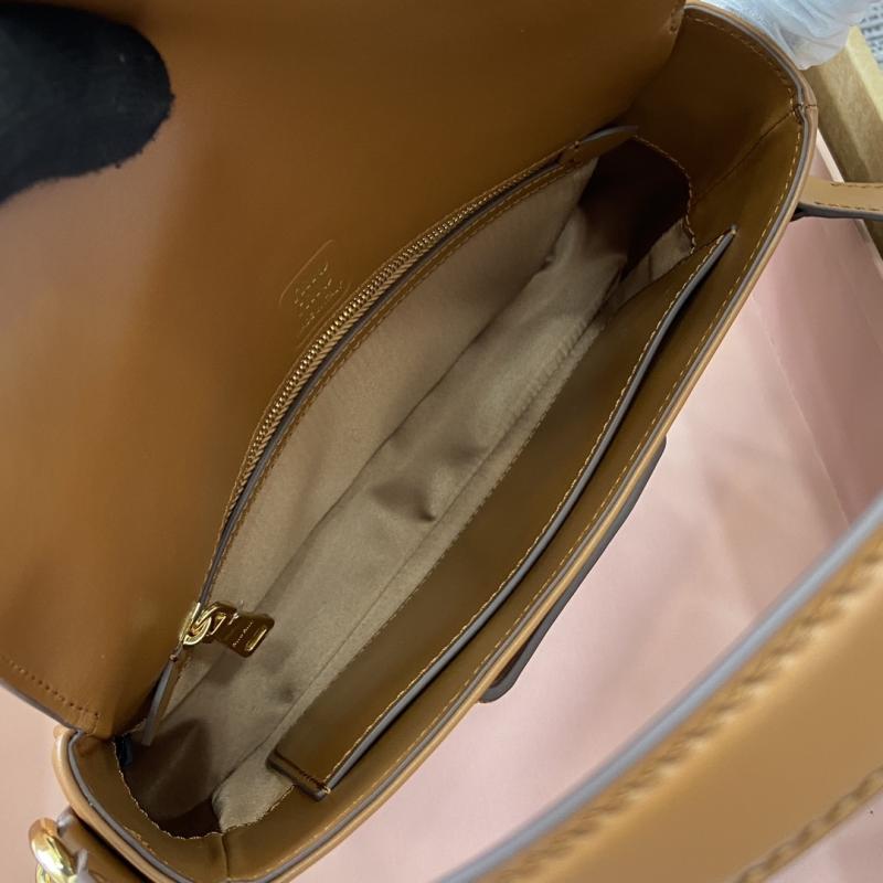 Miu Miu Penny Leather Bag Cognac 5BD270