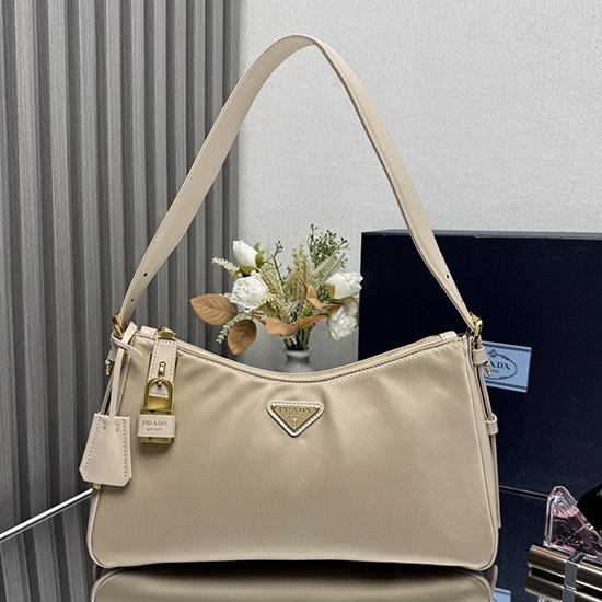 Prada Aimee large shoulder bag Beige 1BC232