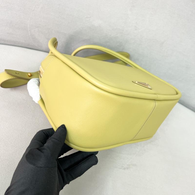 Prada Darling Leather Handbag Green 1BA451