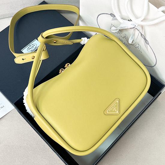 Prada Darling Leather Handbag Green 1BA451