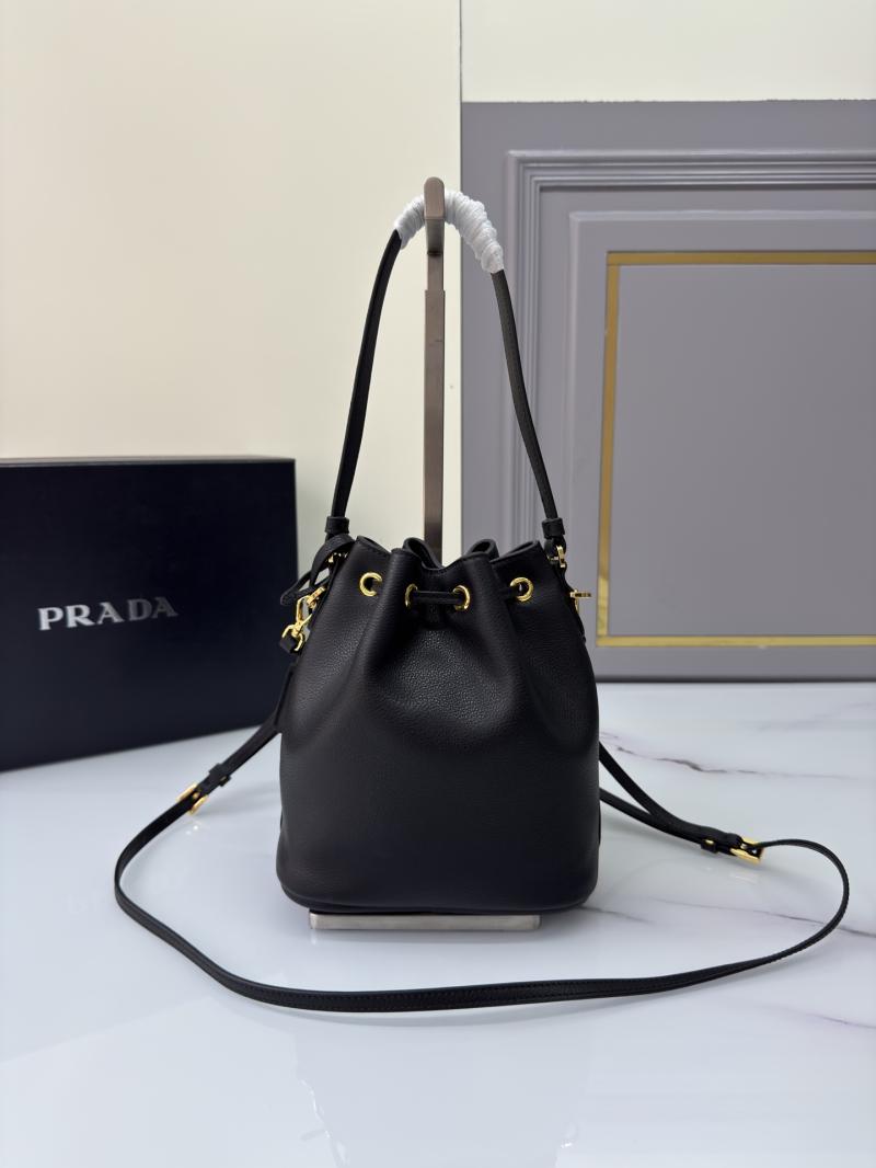 Prada Leather mini bag Black 1BE067