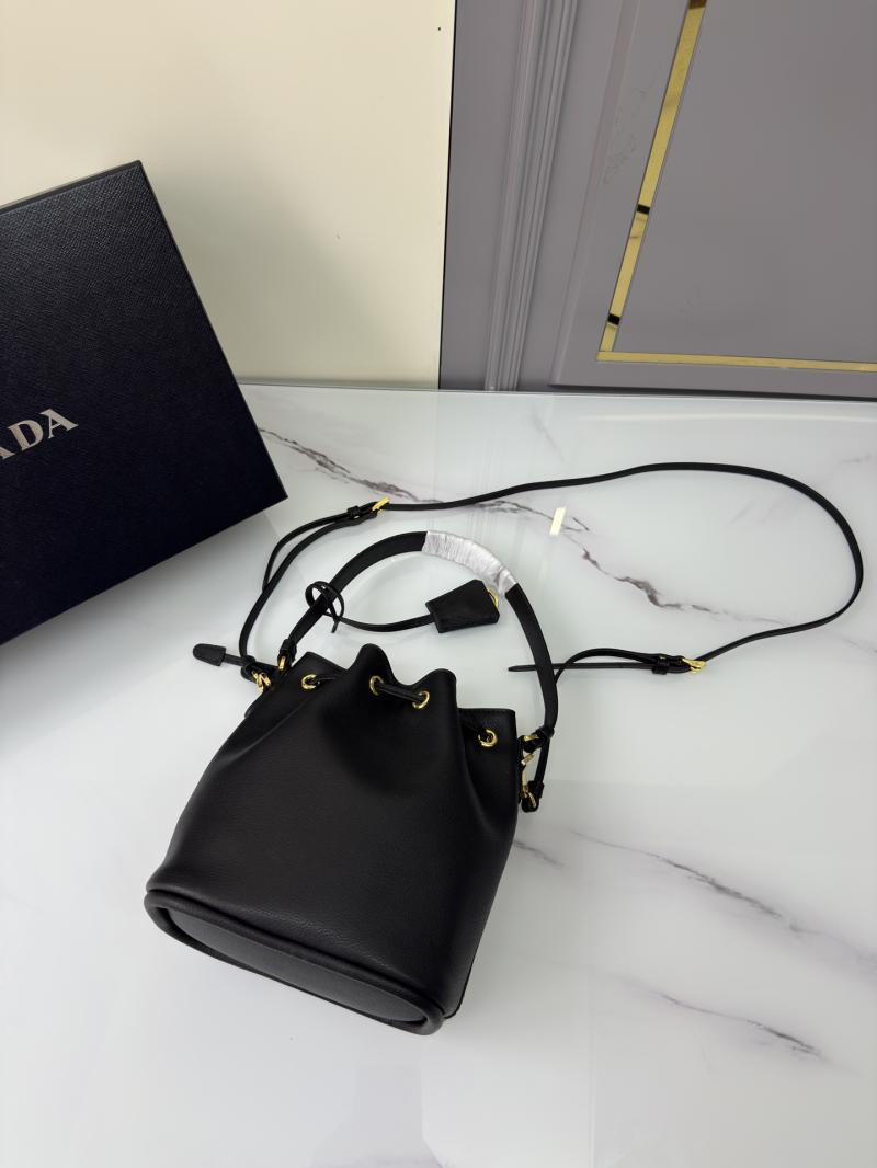 Prada Leather mini bag Black 1BE067