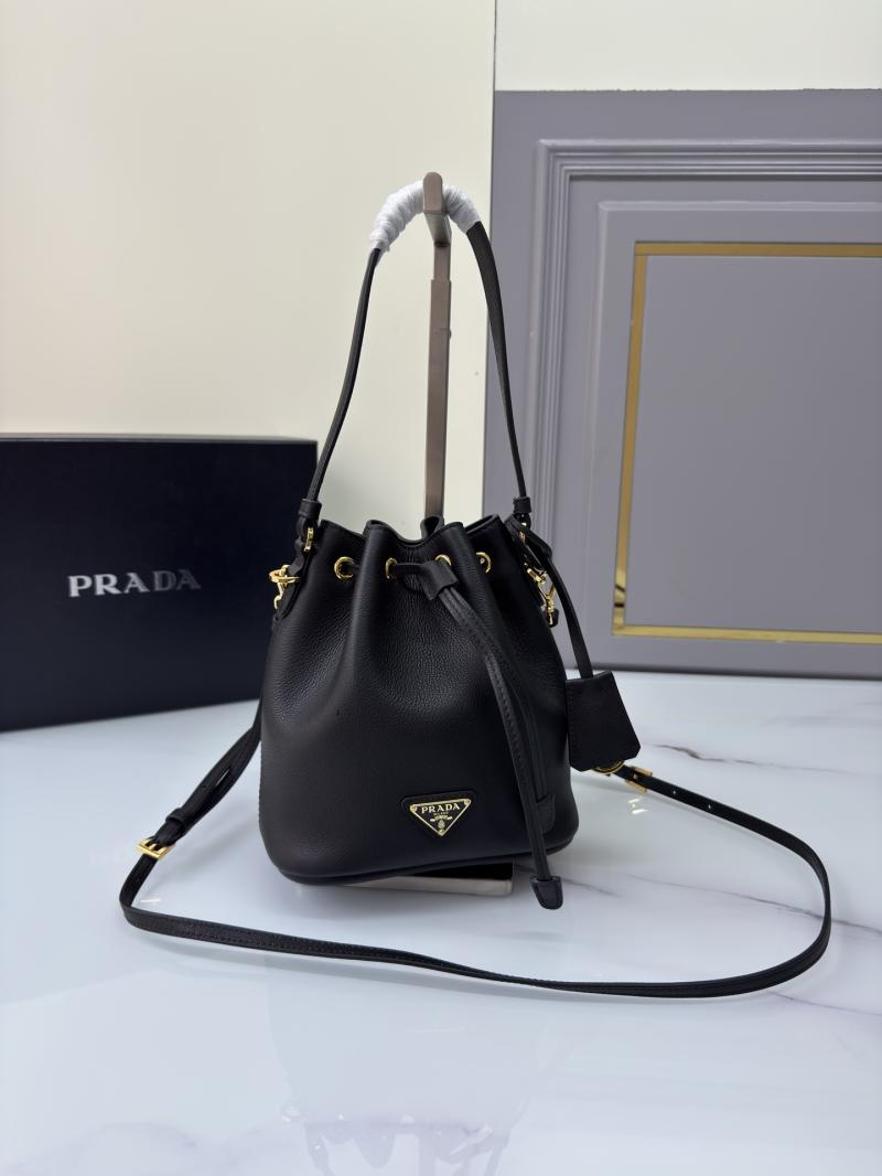 Prada Leather mini bag Black 1BE067