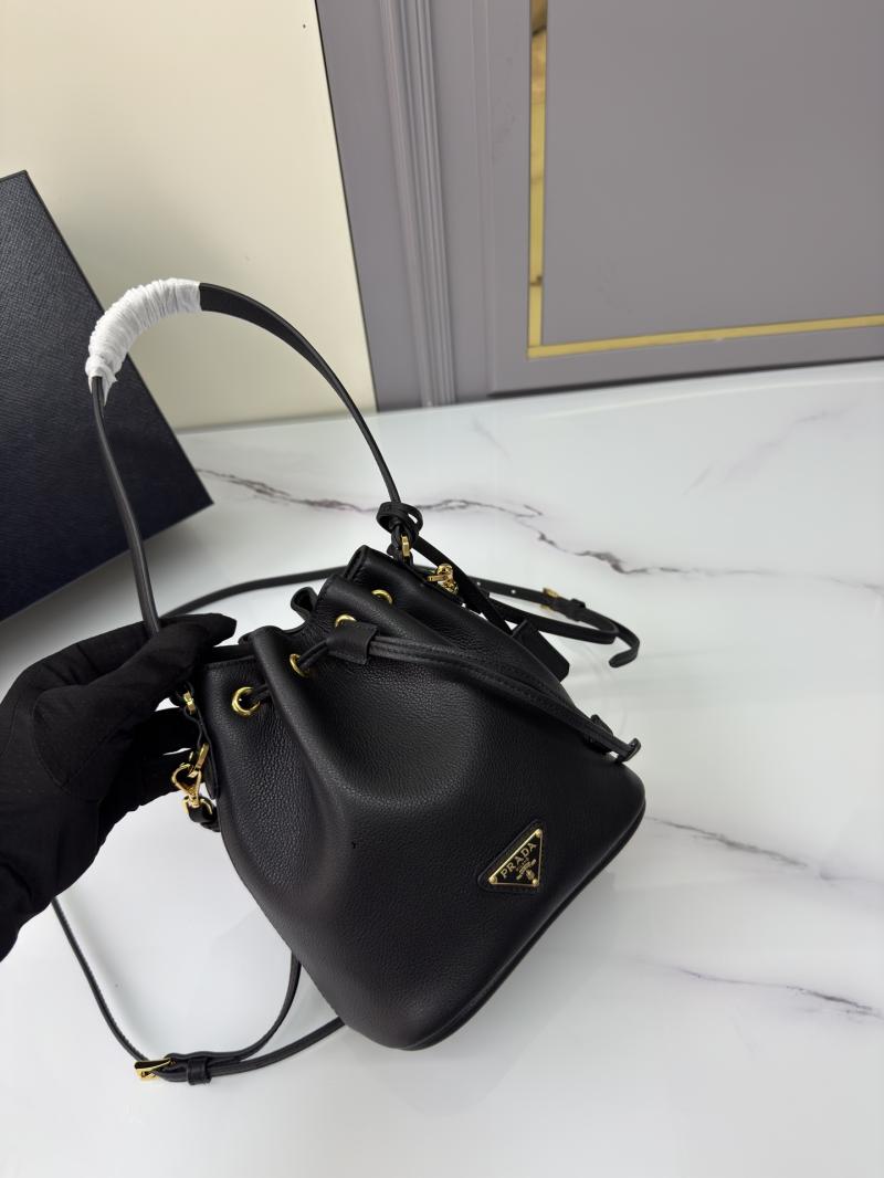 Prada Leather mini bag Black 1BE067