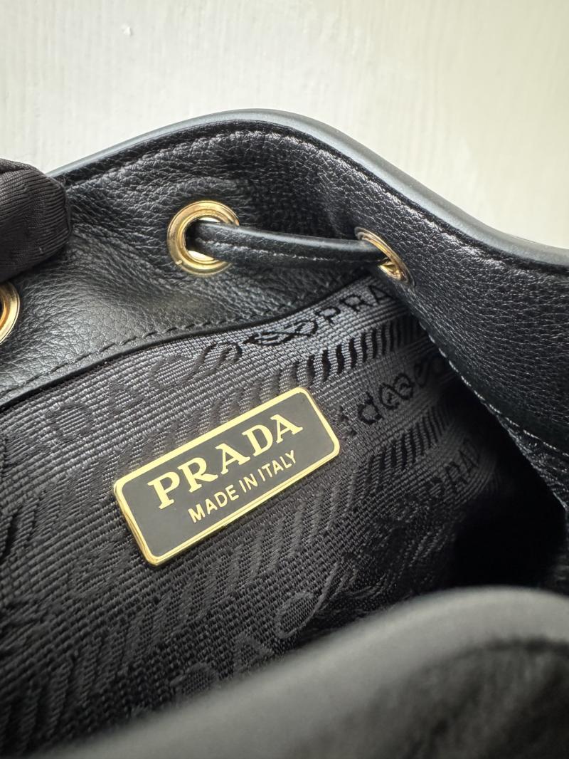 Prada Leather mini bag Black 1BE067