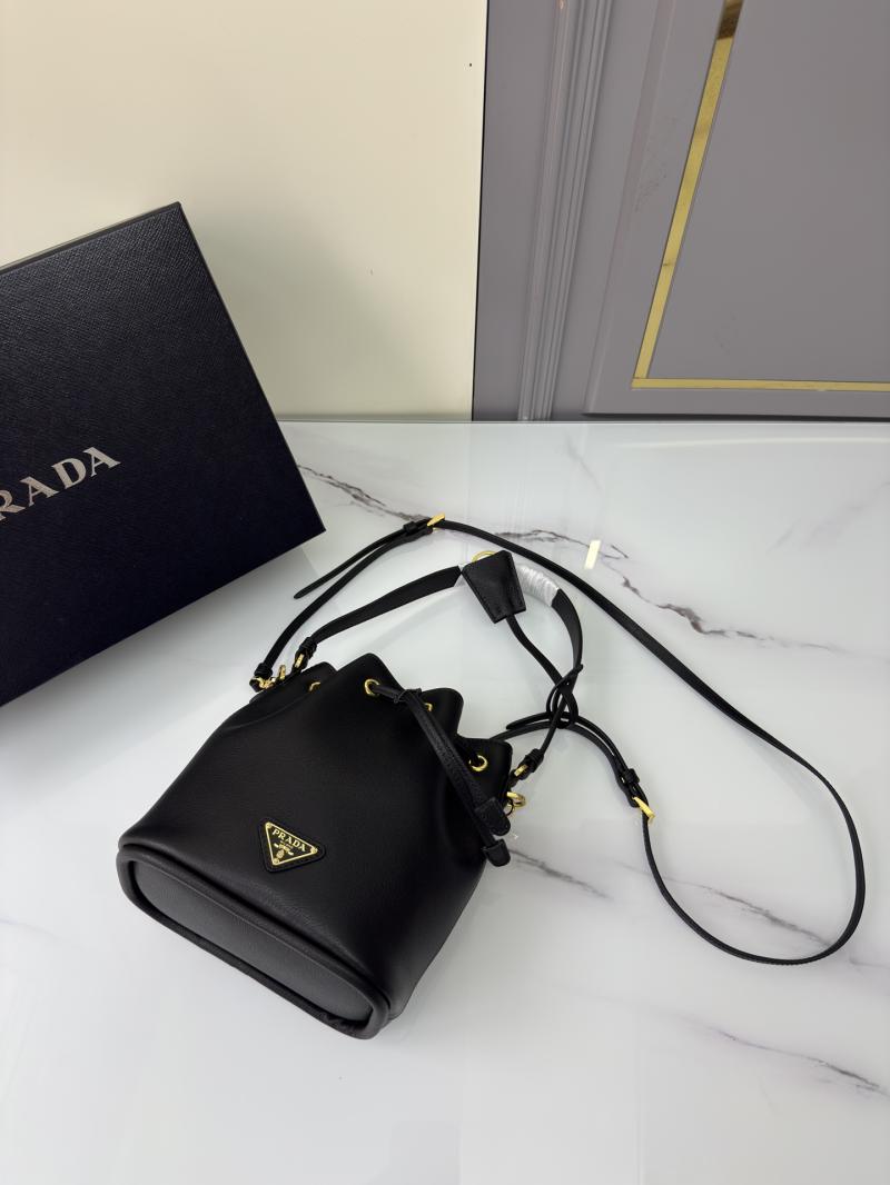 Prada Leather mini bag Black 1BE067